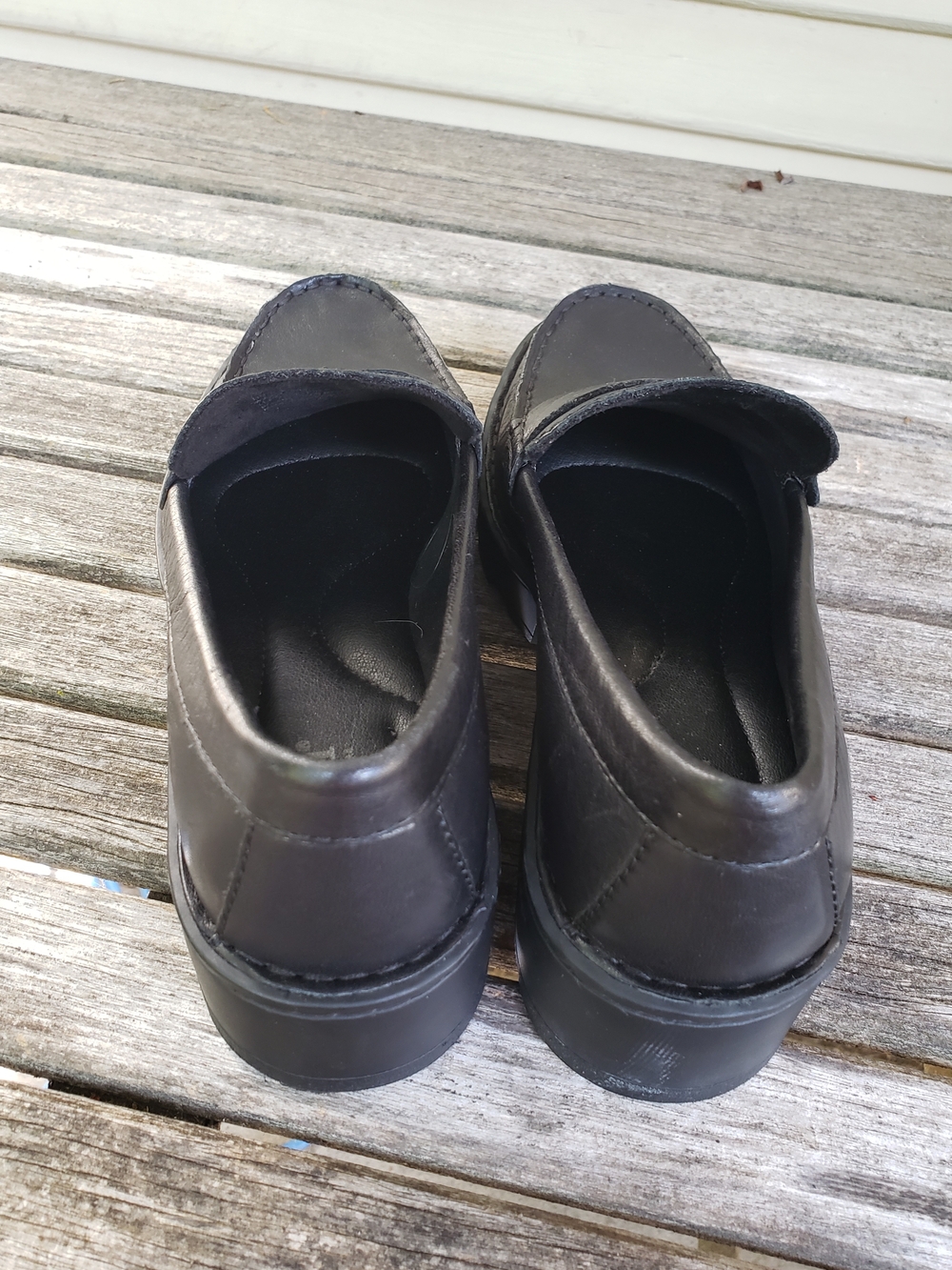 Born Black Leather Penny Loafers for Women - Picture 5 of 6